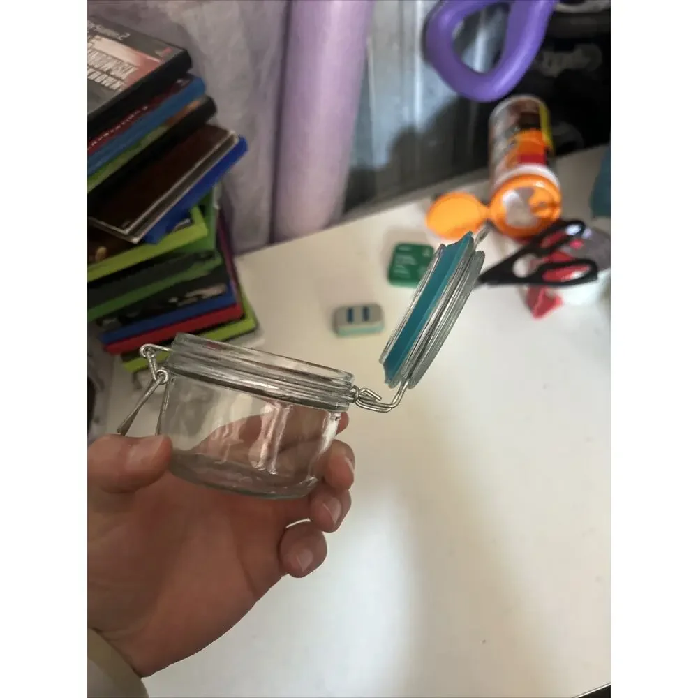 Unbranded jars colored